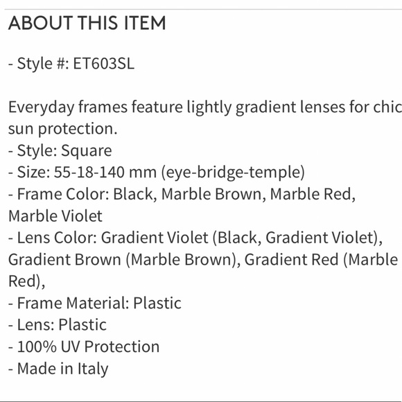 NWT Etro Cat Eye Sunglasses - Picture 10 of 11